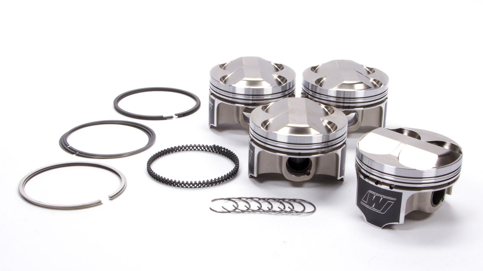 Wiseco K1675 3.503 Bore 10:1 Compression Ratio Domed Forged Piston Kit 